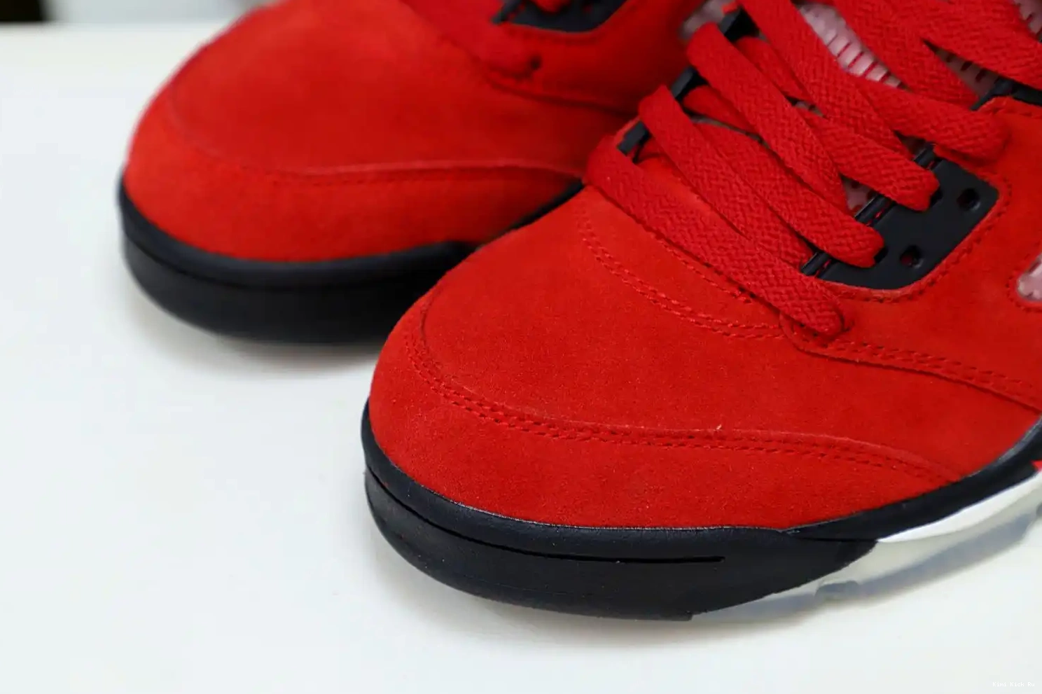 RETRO JORDAN Kimikick RAGING BULL RED 5 SUEDE AIR 0417